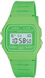Casio Watch Green Resin Strap F91wc-3a