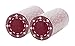 Brybelly 50 Suited 11.5 Gram Poker Chips (Red)