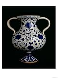 Two Handled Polychrome Lustre Ware Baluster Vase with Blue and White Decoration Giclee Poster Print, 18x24 41ipDgzpdhL. SL160 Two Handled Polychrome Lustre Ware Baluster Vase with Blue and White Decoration Giclee Poster Print, 18x24