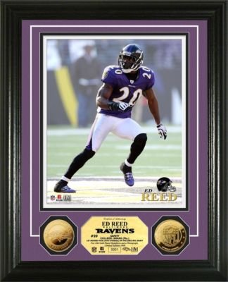 Ed Reed 24KT Gold Coin Photo Mint