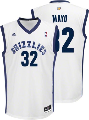 O.J. Mayo White Adidas NBA Revolution 30 Replica Memphis Grizzlies Youth Jersey