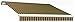 Awntech 16-Feet Maui-LX Left Motor with Remote Retractable Acrylic Awning, 120-Inch Projection, Olive/Alpine/Tan