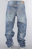 LRG The Sandlot Classic 47 Fit Jeans in Light Blue Wash,Denim for Men