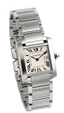 Cartier Midsize Tank Francaise Stainless Steel Watch #W51011Q3