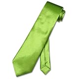 BOYS NeckTie Solid LIME GREEN Youth Neck Tie
