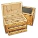 Reed & Barton Selene Birds Eye Maple Jewelry Chest