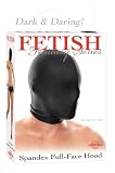 Fetish Fantasy Spandex Full Face Hood, Black, One Size Fits Most