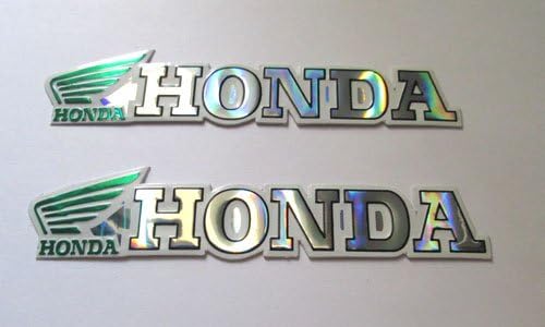 2x NEW HONDA Wing Foil Decal Sticker Green