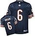 Jay Cutler Jersey: Reebok Navy Replica #6 Chicago Bears Jersey - Small
