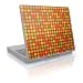 Laptop Skin (Can be trimmed to fit most laptops.) (15 x 12) - Brown Big Dots