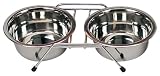 SMALL CATS-DOGS FOOD-WATER BOWL 2-PIECE SET