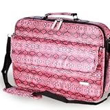 15 16 17 inch lovely pink fish scale pattern Laptop Case Bag 2 way zipper waterproof