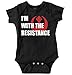 Im Resistance Star Wars Han Solo Darth Vader Romper Bodysuit
