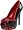 Black Patent/Red Plaid