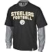 Pittsburgh Steelers Splitter Layered Long Sleeve T-Shirt