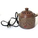 Aromatherapy Accessory Electric Simmering Pot with AC Power Cord (EARTH Color)