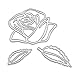 We-buys Rose Cutting Dies Stencil Metal Template for DIY Paper Card Album