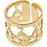 Adjustable Gold Toned BABY PHAT Ring