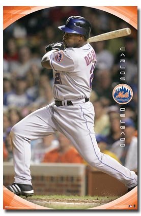 NEW YORK METS MLB CARLOS DELGADO 22 5X34 POSTER 4444