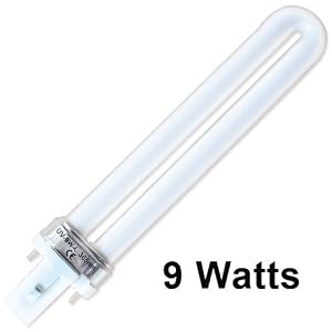 Ampoule 9 Watts rechange pour Lampe UV manucure 36W