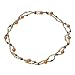 Copper Tone Beaded Long Collar Necklace