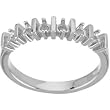 14K White Gold Mother's Ring - 6 Gemstone -- YOU CHOOSE THE COLORS!