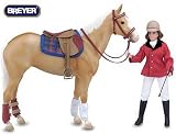 Breyer Traditional Man-Made Leather English Riding Saddle Set