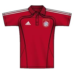 Adidas FC Bayern M�nchen Training-Polo rot 2010-2011 Farbe: rot/wei�/schwarz