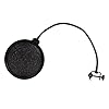 niceEshop(TM) Studio Microphone Mic Wind Screen Pop Filter/ Swivel Mount / Mask Shied For Speaking Recording -Black
