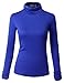 Doublju Womens Long Sleeve Slim Fit Turtleneck Knit Sweater