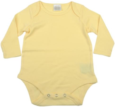 KidzStuff Insect Repellant Long-Sleeved Onesies, Yellow, 0-3 Months