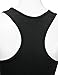 JJ Perfection Women's Basic Solid Knit Scoop Neck Racerback Crop Tank Top