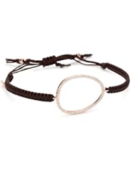 Tai Rose Gold Cubic Zirconia Oval Bracelet
