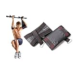 Super Strong Hight Quality AB Slings Power Sports Ab's Super Ab Straps AB Crunch Abdominal Sling Free Lifting Straps / Hardcore Gym Gear Heavy Duty Abs Straps / Sling-Heavy Duty -With Safety Lock -- 2 Pieces