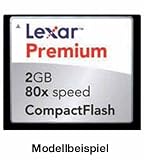Lexar Platinum II - Flash memory card - 512 MB - 80x - CompactFlash Card