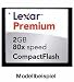 Lexar Platinum II - Carte memoire flash - 512 Mo - 80x - CompactFlash Card