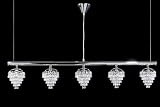Crystal Wave 48 Wide Bar Light Fixture