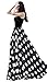 Urban CoCo Women's Fashion Chiffon High-Waist Summer Long Maxi Skirt (XX-Large, Black)