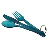 Lexan 3pcs Camping Utensil Set, knife, fork and spoon