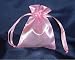 Satin Wedding Favor Bags/Pouches - 3"x4" - Pink (10 Bags)