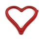 SiliconeZone Heart Pancake/Egg Mold, Red