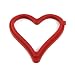 SiliconeZone Heart Pancake/Egg Mold, Red