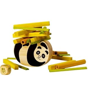 Bamboo Collection Pandabo Stacking Game by Hape