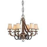 Monte Carlo DO6CHWI Medium 6LT Chandelier Durango Rustic Lighting