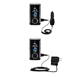 Essential Kit for the LG Muziq - includes Car and Wall Charger with Rapid Charge Technology - Gomadic Brand w/ TipExchange Technology
