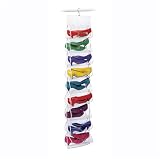 18 Pocket Vinyl Shoe Organizer - Clear by Richards Homewares by 