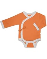 Babysoy Organic Cotton Long Sleeve Kimono Onesie Bodysuit