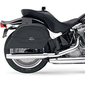 Saddlemen Cruis'n Slant Throw-Over Saddlebags - Large/Black