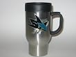 SAN JOSE SHARKS 16 oz. Logo Stainless Steel TRAVEL MUG