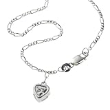 ZEEme Fußkette 25cm lange Figarokette mit Herz 296200002